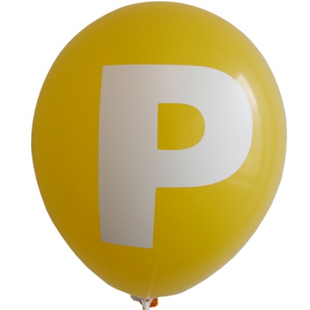 영문 알파벳 이니셜풍선 ( P )