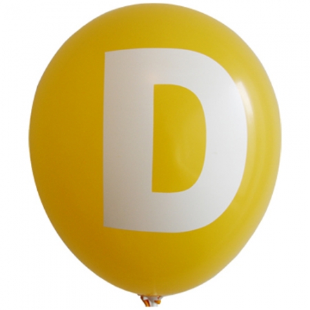 영문 알파벳 이니셜풍선 ( D )