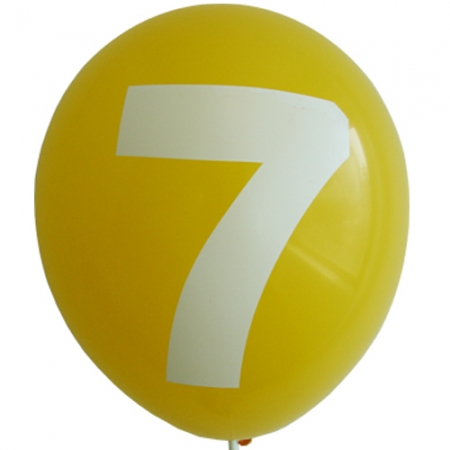 30cm 숫자풍선 ( 7 )