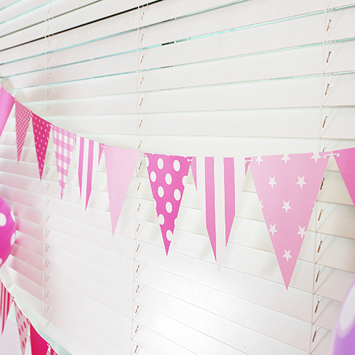 삼각파티플래그 (핑크)