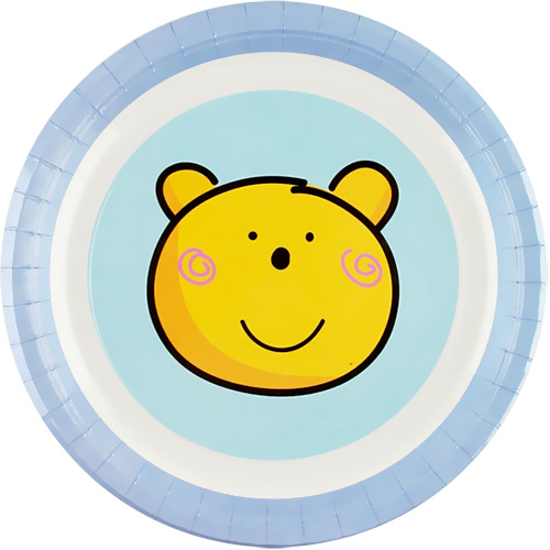 파티접시 블루베어 (대) 6개