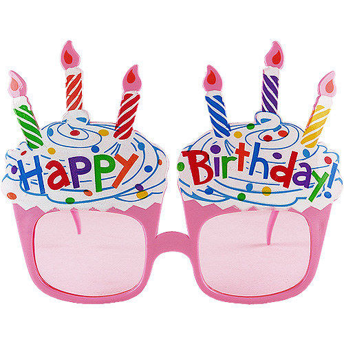 생일컵케익안경(핑크)