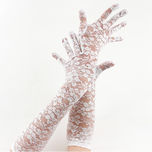 섹시망사장갑화이트(45Cm)