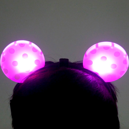 라이트미키머리띠(핑크)