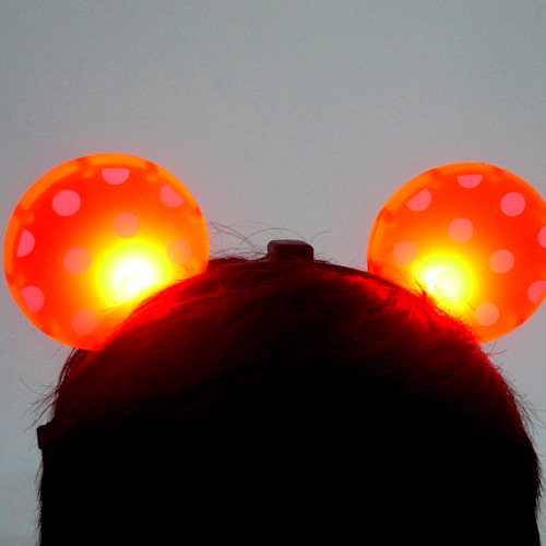 라이트미키머리띠(레드)