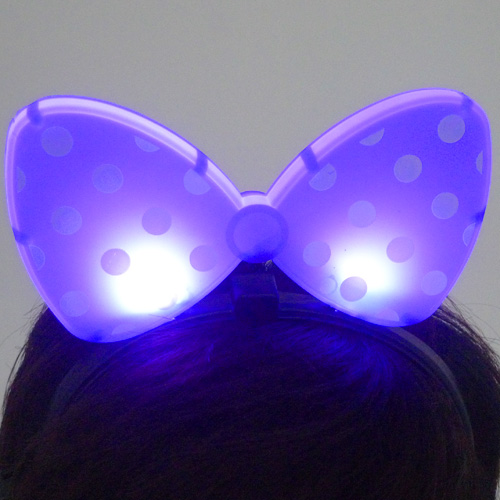 라이트리본머리띠(라벤더)