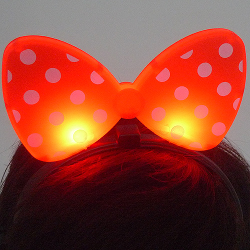 라이트리본머리띠(레드)