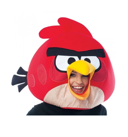 캐릭터탈인형 앵그리버드얼굴 - 레드 (대여)