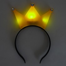 LED 왕관머리띠 (옐로우)