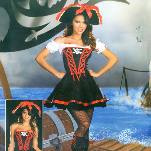 섹시 해적원피스의상