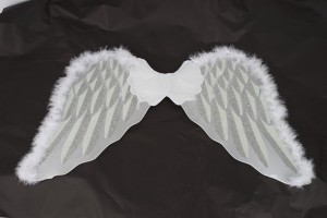 화이트 반짝이날개