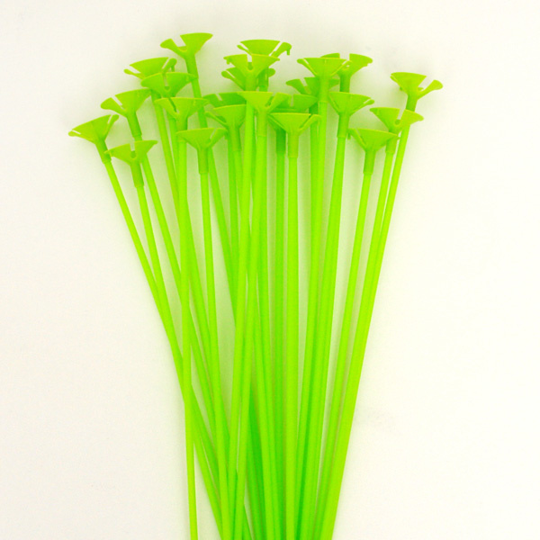 풍선용 칼라컵스틱 (24개) - 그린