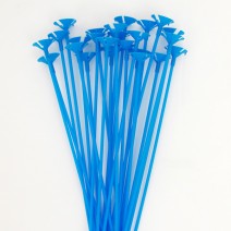 풍선용 칼라컵스틱 (24개) - 블루