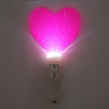 LED 칼라 하트봉 (핑크)