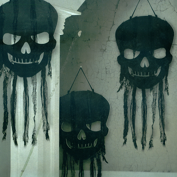 행잉 스컬데코레이션2개입 (63.5Cm)