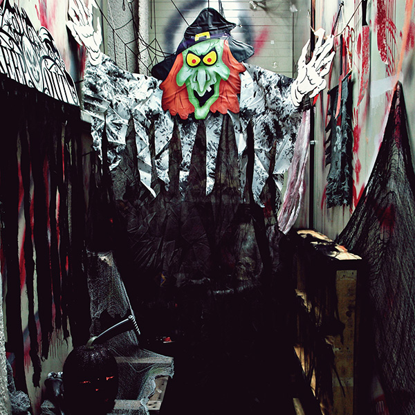 초대형 할로윈커튼장식 (마귀할멈) 3m