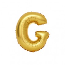 알파벳 은박풍선 (소) 골드 - G