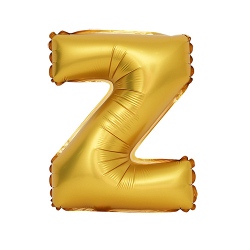 알파벳 은박풍선 (대) 골드 - Z