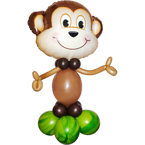 동물은박풍선 원숭이 (원팩포장)