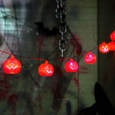 LED점등 호박가랜드