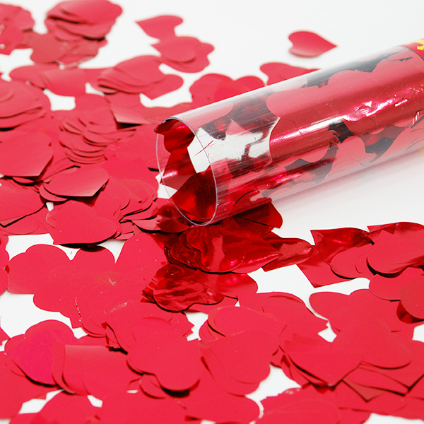 러브하트폭죽레드