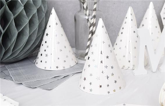 파티고깔모자 실버스타 6입