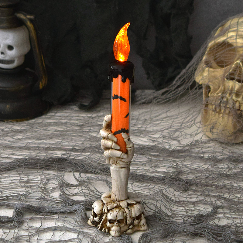 LED할로윈캔들 오렌지