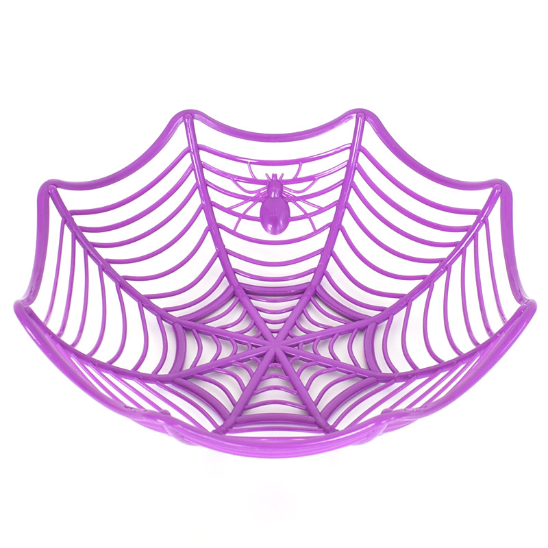 할로윈 거미줄접시 (퍼플)