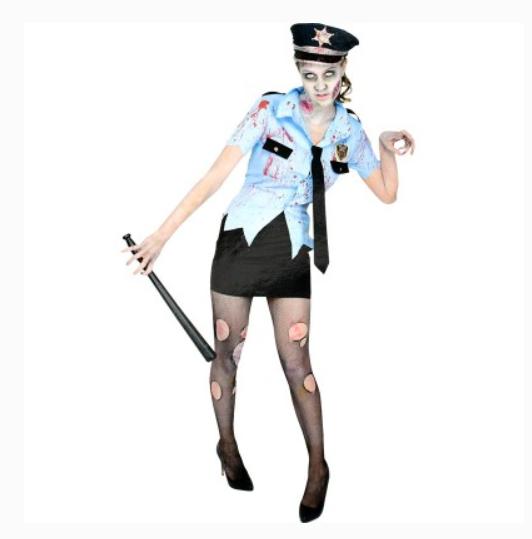 좀비여경찰 의상(대여)