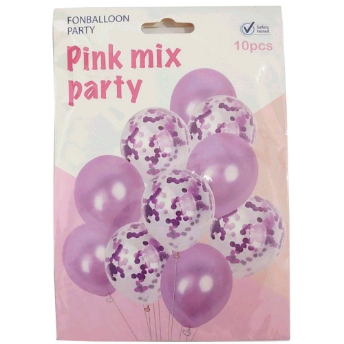 컨페티풍선10입(핑크)