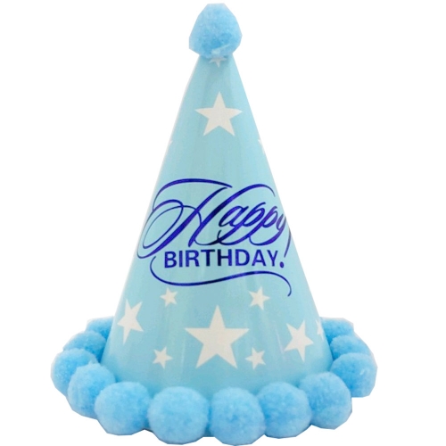 스타솜방울고깔모자(블루)