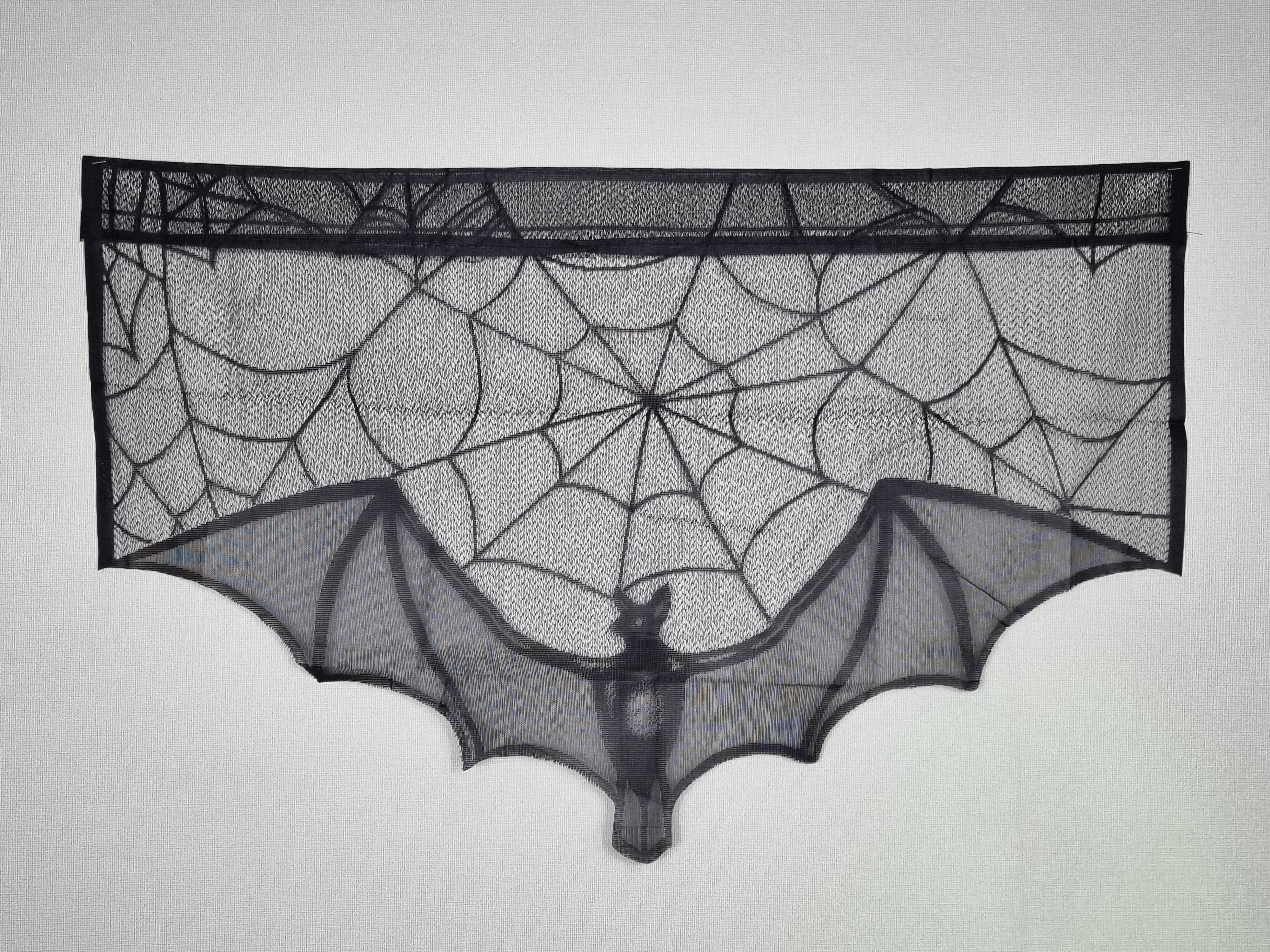 할로윈 박쥐커튼장식 (가로 95Cm 세로 56Cm)