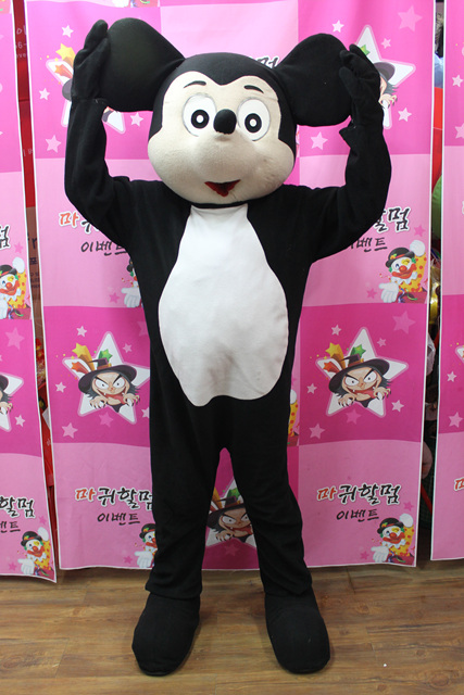 남자생쥐 캐릭터탈인형(대여)