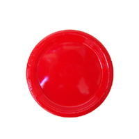 플라스틱접시-소(10개)레드