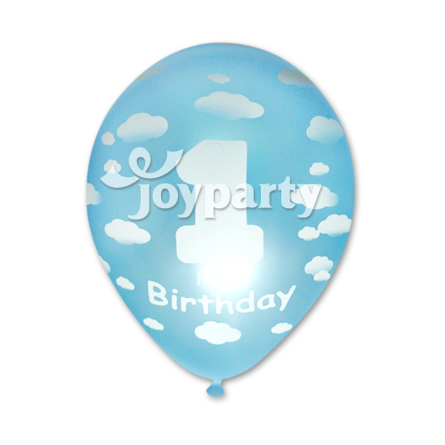 [S]12 구름풍선-첫돌뭉게구름 펄아주르(5개입)