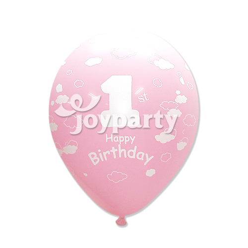 [S]12 구름풍선-첫돌양떼구름핑크(5개입)