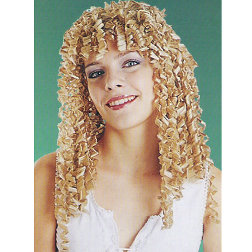 삼각컬금발가발(대여)