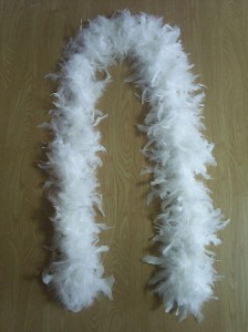 깃털목도리-화이트(대여)