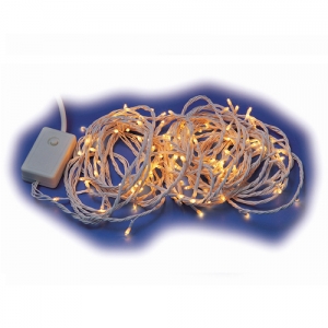 4파이240전구(백색선/투명불빛)-12m