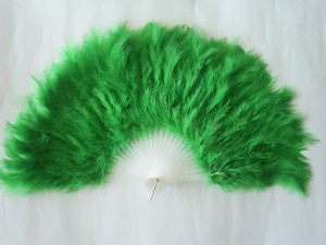 깃털부채-그린(대여)