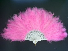 깃털부채-핑크(대여)