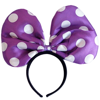 땡땡이리본머리띠(대)라벤더