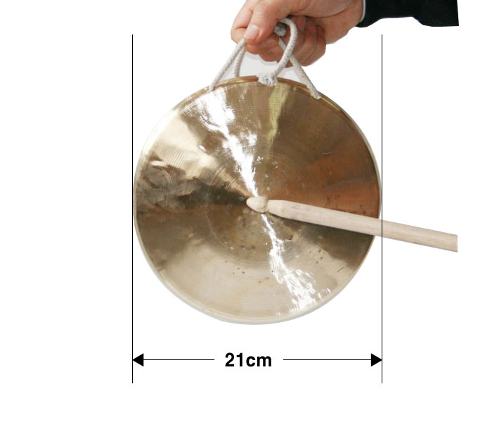 응원용 꽹가리 (21cm 대형)