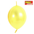꼬리풍선 15cm 펄 옐로우 (100개)