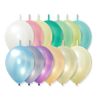 꼬리풍선 30cm 펄 혼합 (50개) - 12인치 링커룬