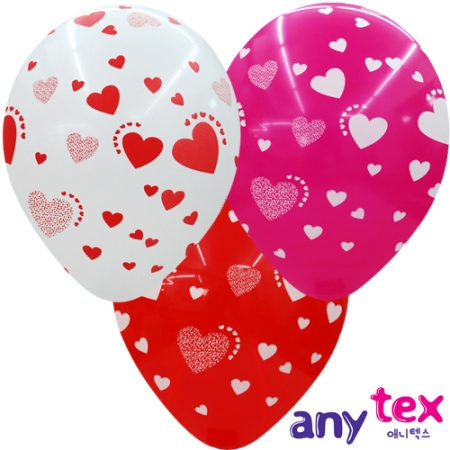 30cm 프로포즈용 하트풍선 (30개)