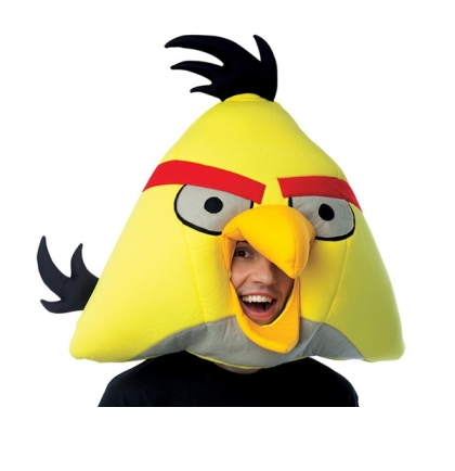 캐릭터탈인형 앵그리버드얼굴 - 척 (대여)