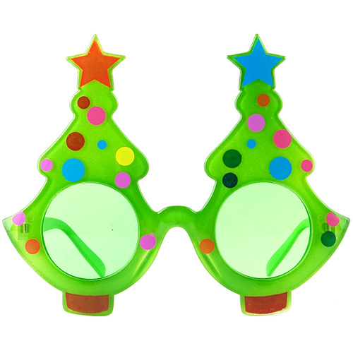 크리스마스 트리안경 (그린)