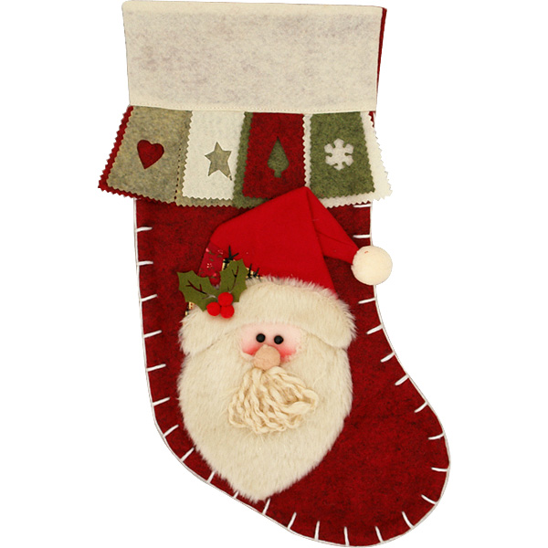 빈티지 크리스마스양말 (산타)