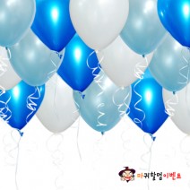 헬륨풍선-블루톤(50개무료배달)